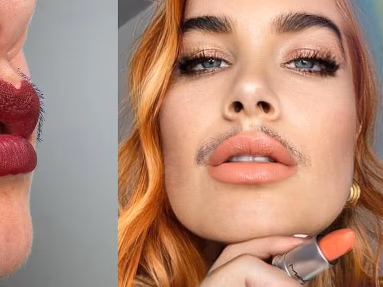 Mujeres con bigote, la nueva tendencia que desafía estándares de belleza
