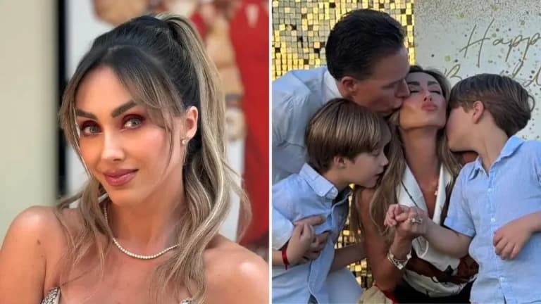 Anahí celebra la graduación preescolar de su hijo Emiliano