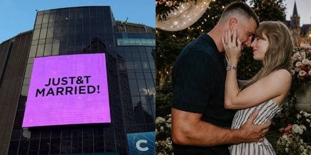 Taylor Swift y Travis Kelce dieron el “sí, acepto” en el Madison Square Garden