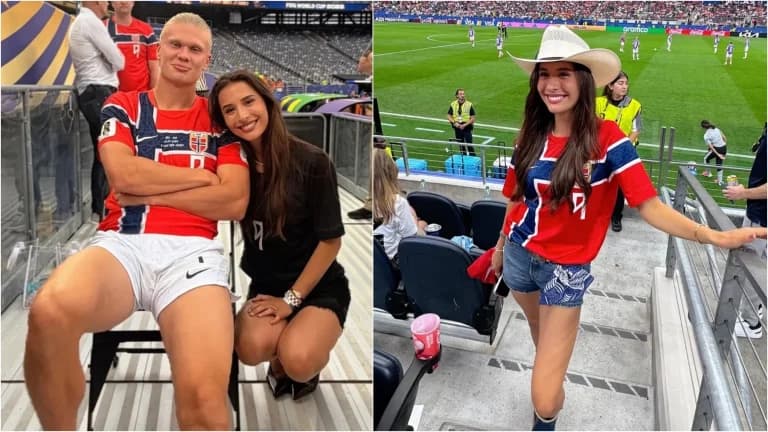 Ella es Isabel Haugseng, la afortunada novia de Haaland. ¿Es colombiana?