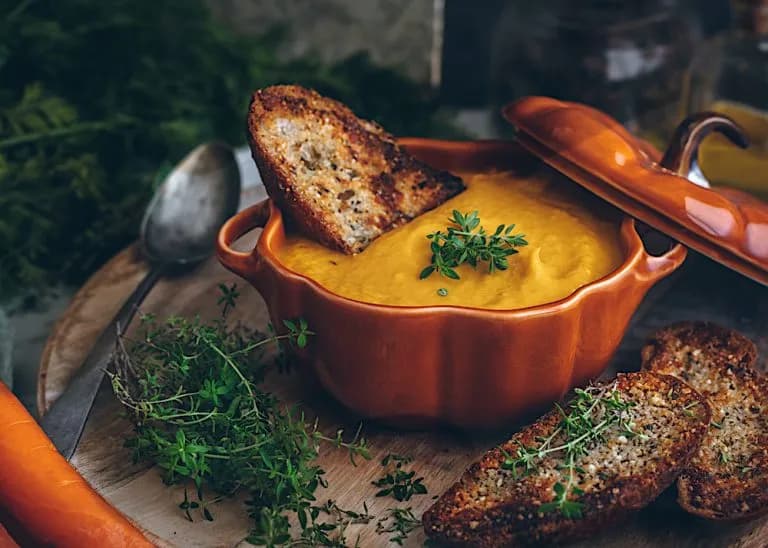 Crema de calabaza asada: ¡Irresistible!