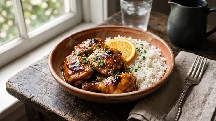 Esta receta de pollo agridulce al horno sorprenderá a toda la familia
