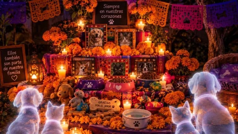 Ofrenda a las mascotas: fecha, elementos que lleva y su significado