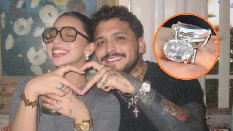 Ángela Aguilar luce anillo de aniversario regalado por Nodal