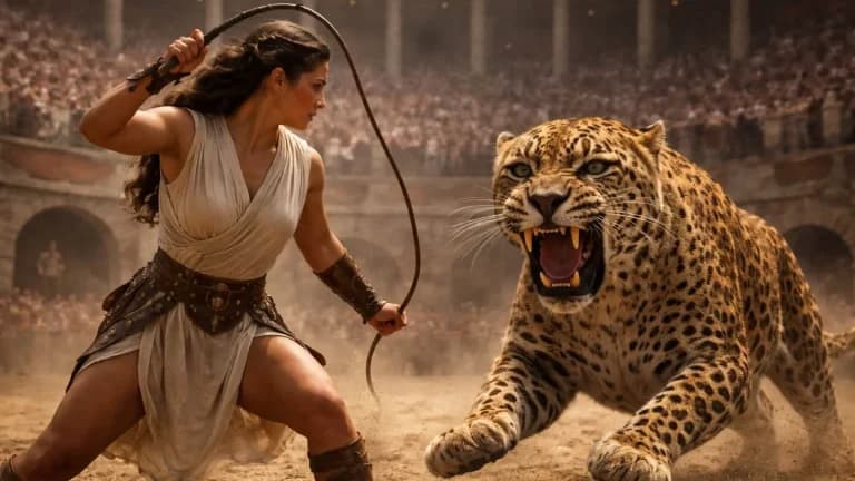 Encuentran evidencia de mujer “gladiadora cazadora de bestias” en Roma