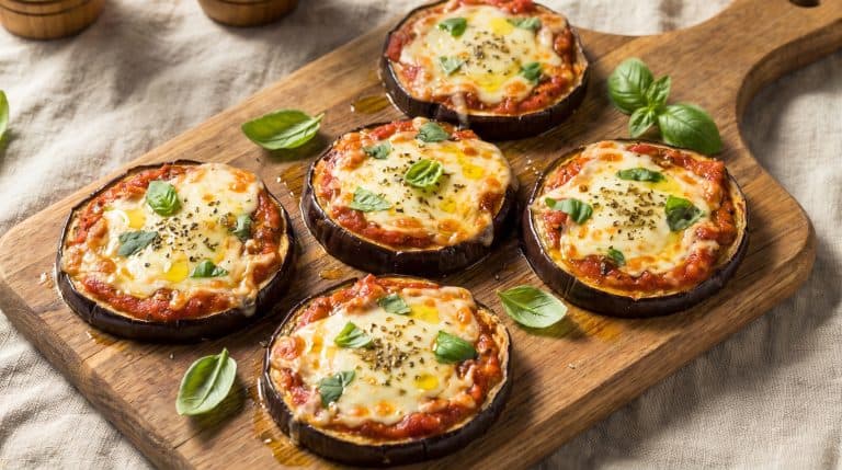 Pizza de berenjena sin masa: lista en 30 minutos