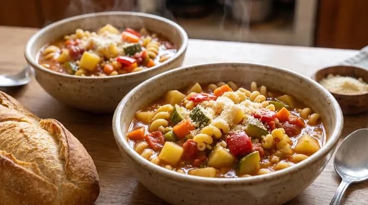Guiso de fideos con verduras: rápido, fácil y delicioso