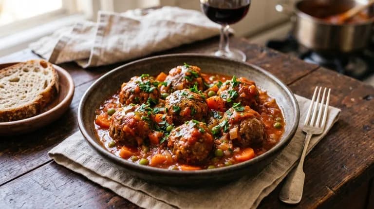 Albóndigas de carne con verduras: rápida, fácil y súper deliciosas