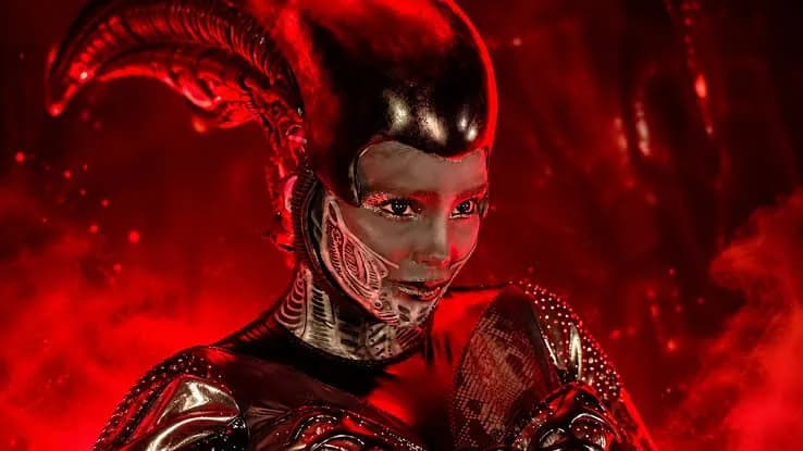 El disfraz de Belinda que recrea al xenomorfo de ‘Alien’: ¡Espectacular!